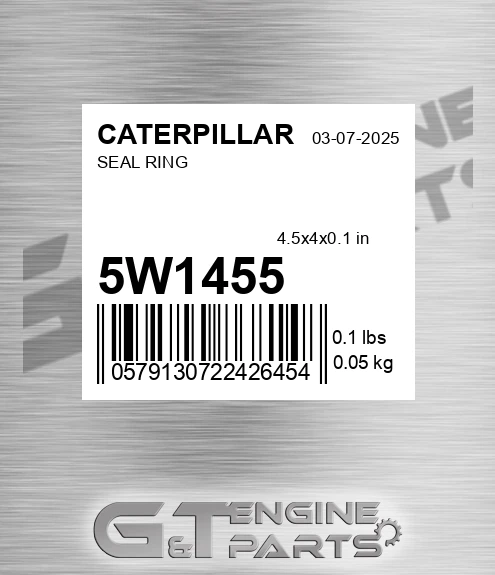 5W-1455 Seal Ring for CATERPILLAR