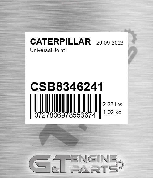 CSB8346241 CATERPILLAR Universal Joint