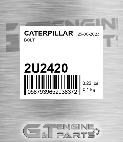 2U-2420 Bolt for CATERPILLAR