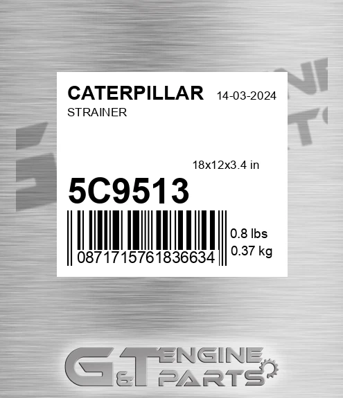 5C-9513 Strainer for CATERPILLAR