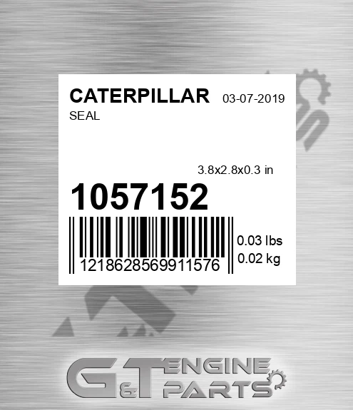 105-7152 Seal for CATERPILLAR