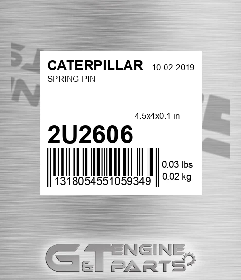2U-2606 Spring Pin for CATERPILLAR