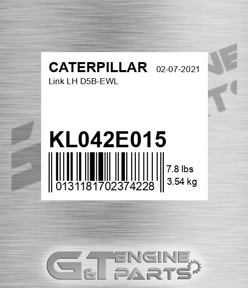 KL042E015 Link Lh D5b-ewl for CATERPILLAR