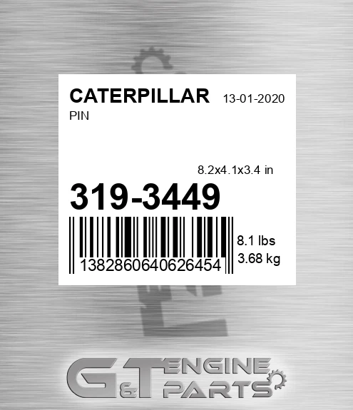 319-3449 Pin for CATERPILLAR