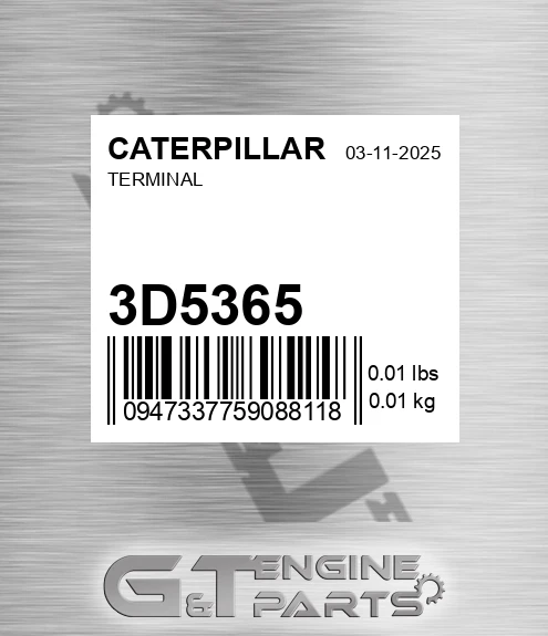 3D-5365 Terminal for CATERPILLAR
