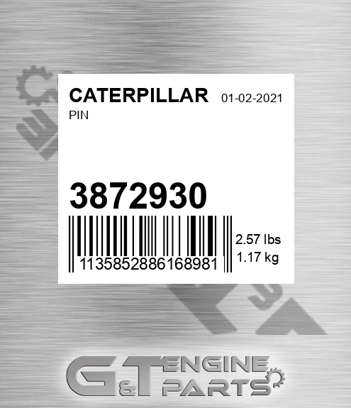 387-2930 Pin for CATERPILLAR