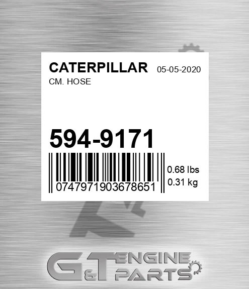 594-9171 Cm. Hose for CATERPILLAR