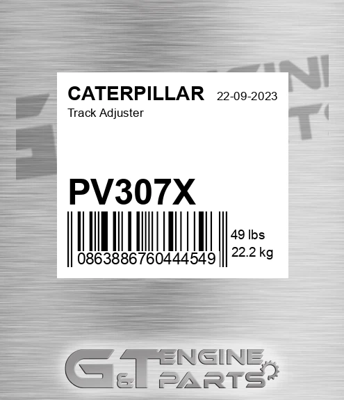 PV307X CATERPILLAR Track Adjuster
