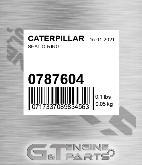078-7604 Seal O-ring for CATERPILLAR