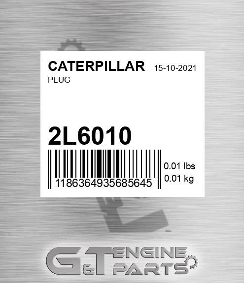 2L-6010 Plug for CATERPILLAR