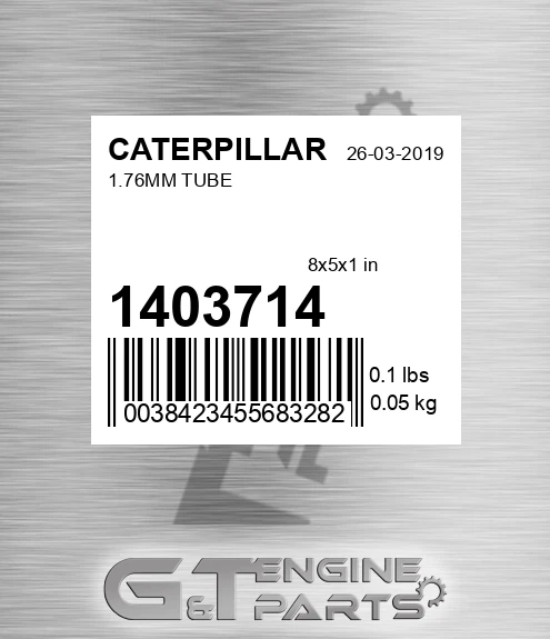 140-3714 1.76mm Tube