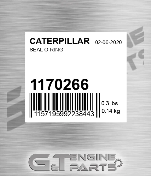 117-0266 Seal O-ring