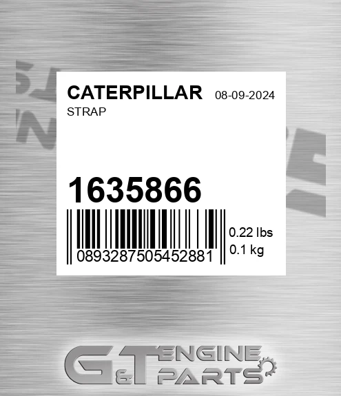 163-5866 Strap for CATERPILLAR