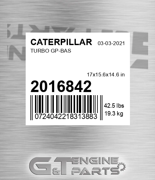 2016842 Turbo Gp-bas for CATERPILLAR