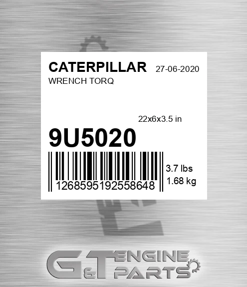 9U5020 Wrench Torq for CATERPILLAR