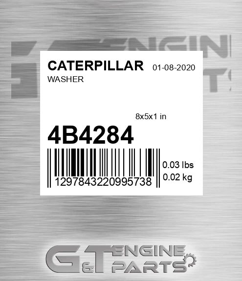 4B-4284 Washer