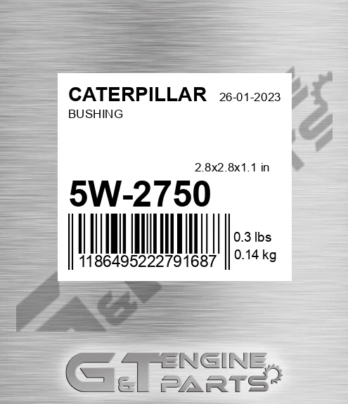 5W-2750 Bushing for CATERPILLAR
