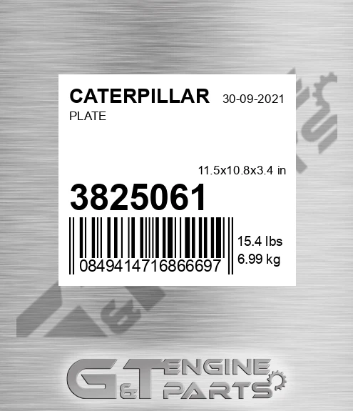 382-5061 Plate for CATERPILLAR
