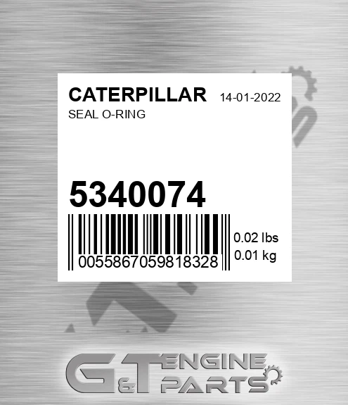 534-0074 Seal O-ring for CATERPILLAR