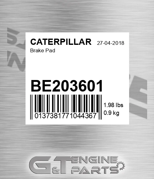 BE203601 Brake Pad