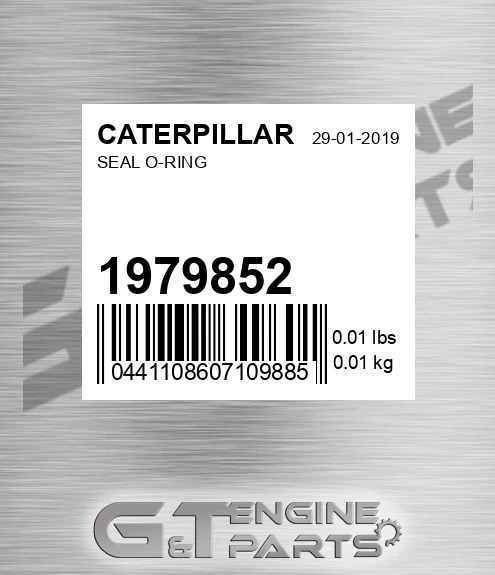197-9852 Seal O-ring for CATERPILLAR