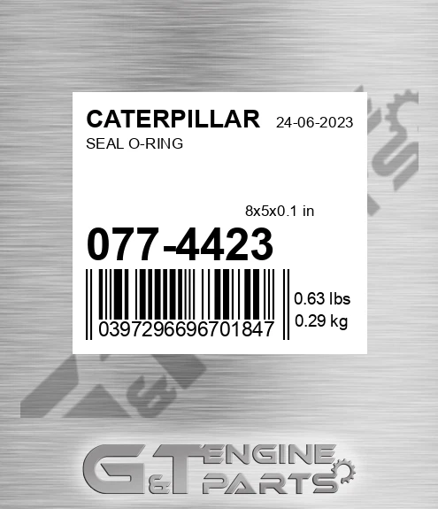 077-4423 Seal O-ring for CATERPILLAR