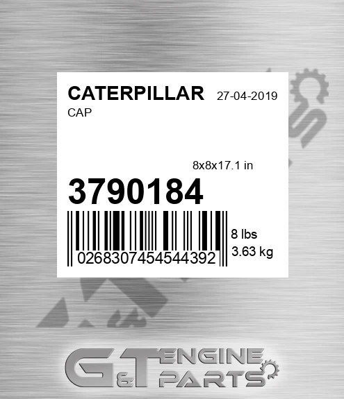 379-0184 Cap for CATERPILLAR