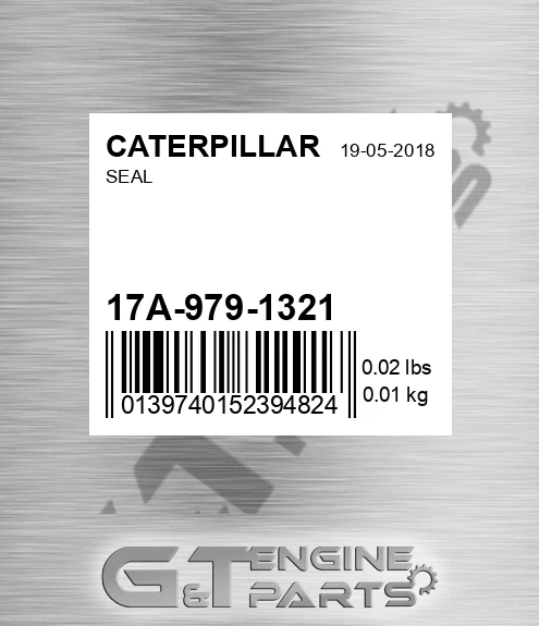 17A-979-1321 Seal for CATERPILLAR