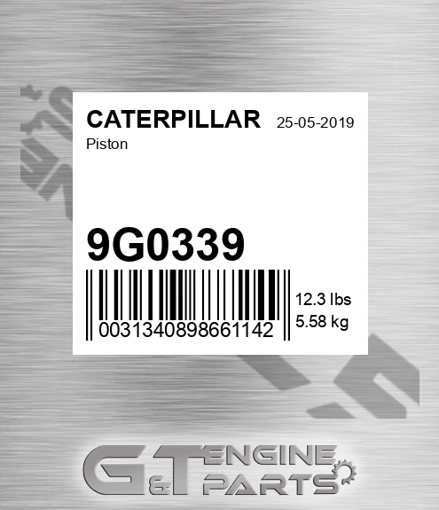 9G0339 Piston for CATERPILLAR