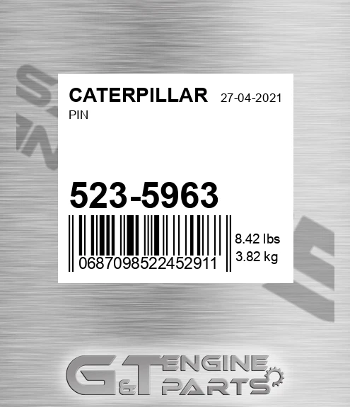 523-5963 Pin for CATERPILLAR