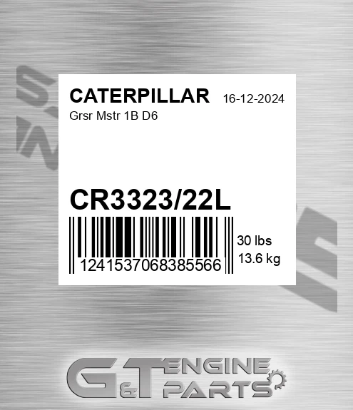 CR332322L Grsr Mstr 1b D6 for CATERPILLAR
