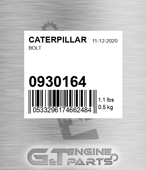 093-0164 Bolt for CATERPILLAR