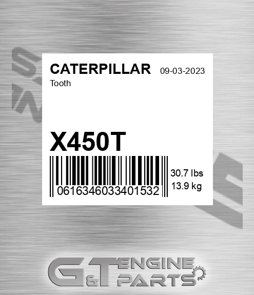 X450T Tooth for CATERPILLAR