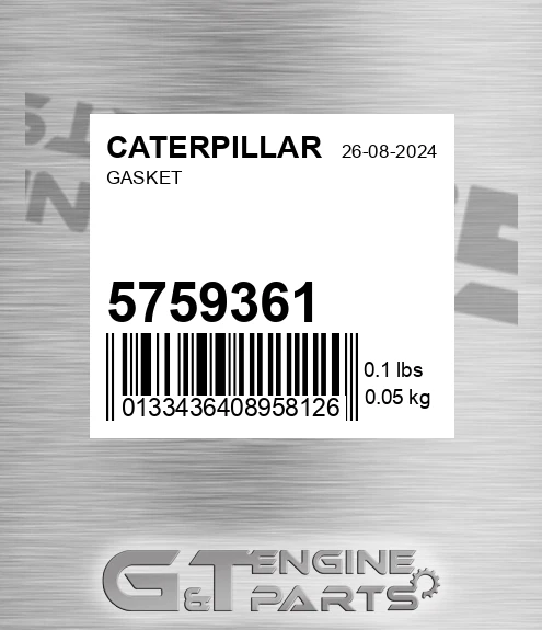 575-9361 Gasket for CATERPILLAR