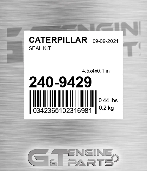 240-9429 Seal Kit