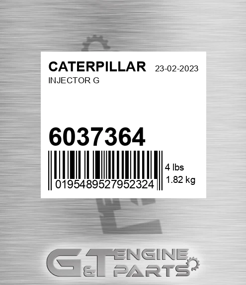 6037364 Injector G for CATERPILLAR