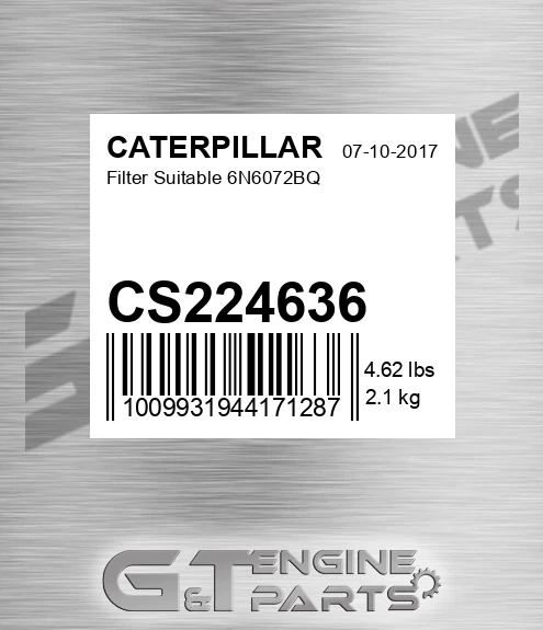 CS224636 Filter Suitable 6n6072bq