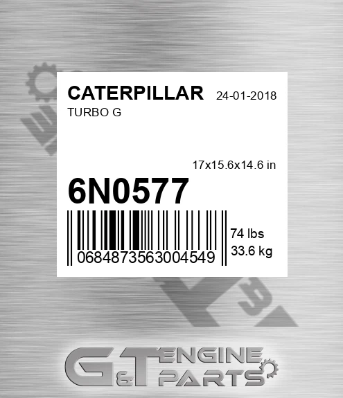 6N0577 Turbo G for CATERPILLAR