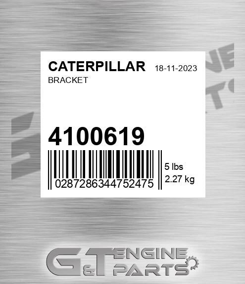 4100619 Bracket for CATERPILLAR