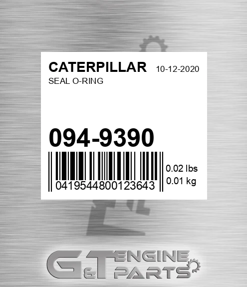 094-9390 Seal O-ring
