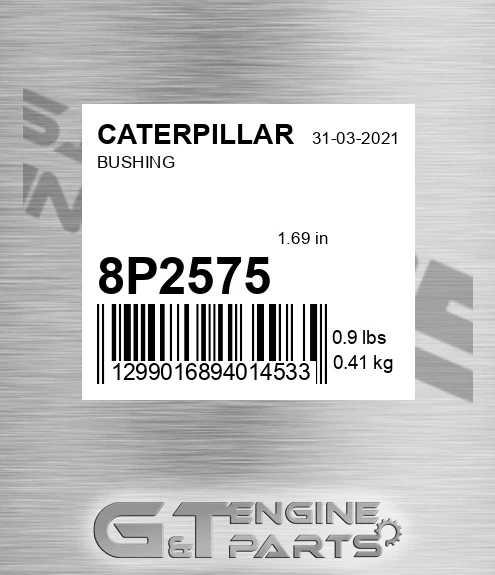 8P2575 Bushing for CATERPILLAR