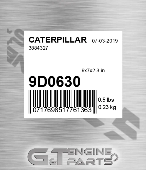 9D0630 3884327 for CATERPILLAR