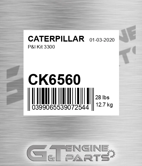 CK6560 P&l Kit 3300 for CATERPILLAR
