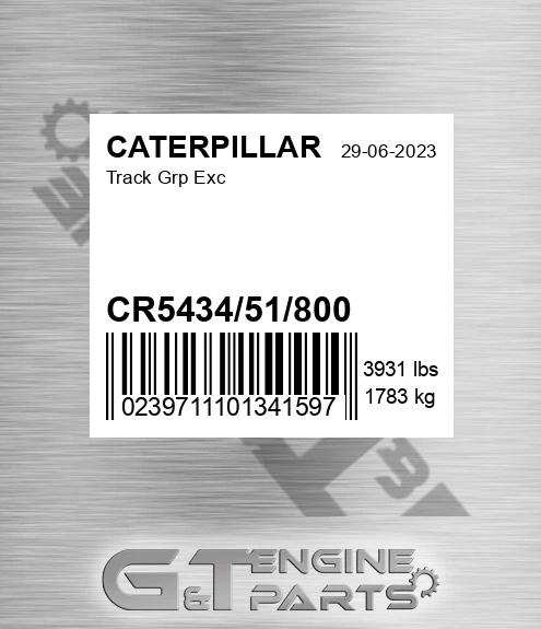 CR543451800 Track Grp Exc for CATERPILLAR