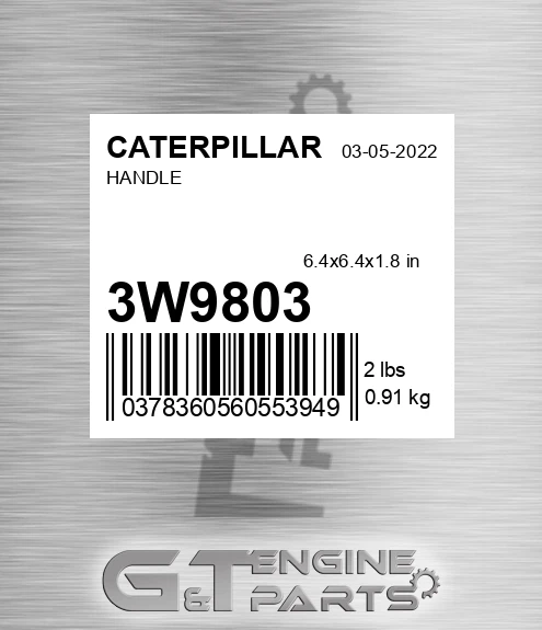 3W9803 Handle for CATERPILLAR