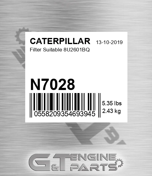N7028 Filter Suitable 8u2601bq