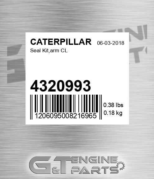 4320993 Seal Kit,arm Cl
