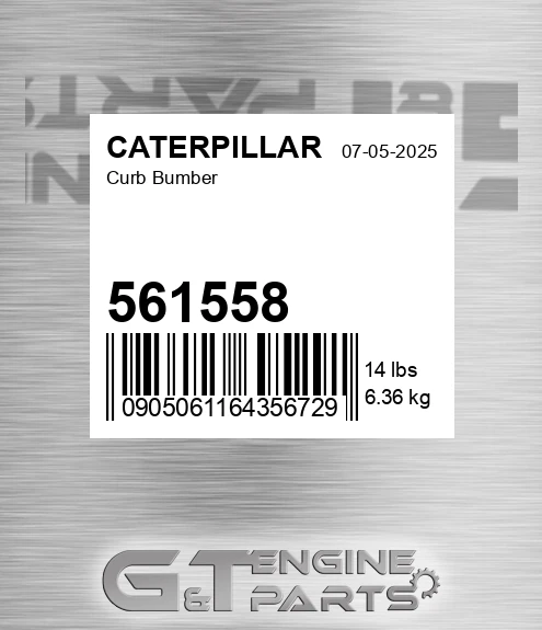 561558 Curb Bumber for CATERPILLAR