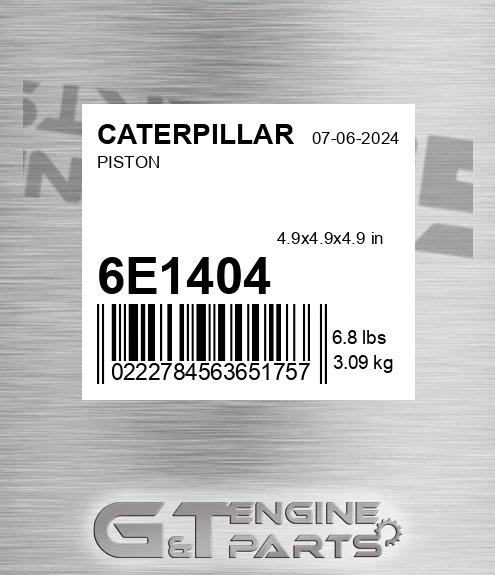 6E1404 Piston for CATERPILLAR