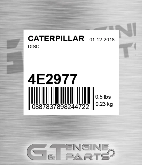 4E2977 CATERPILLAR Disc